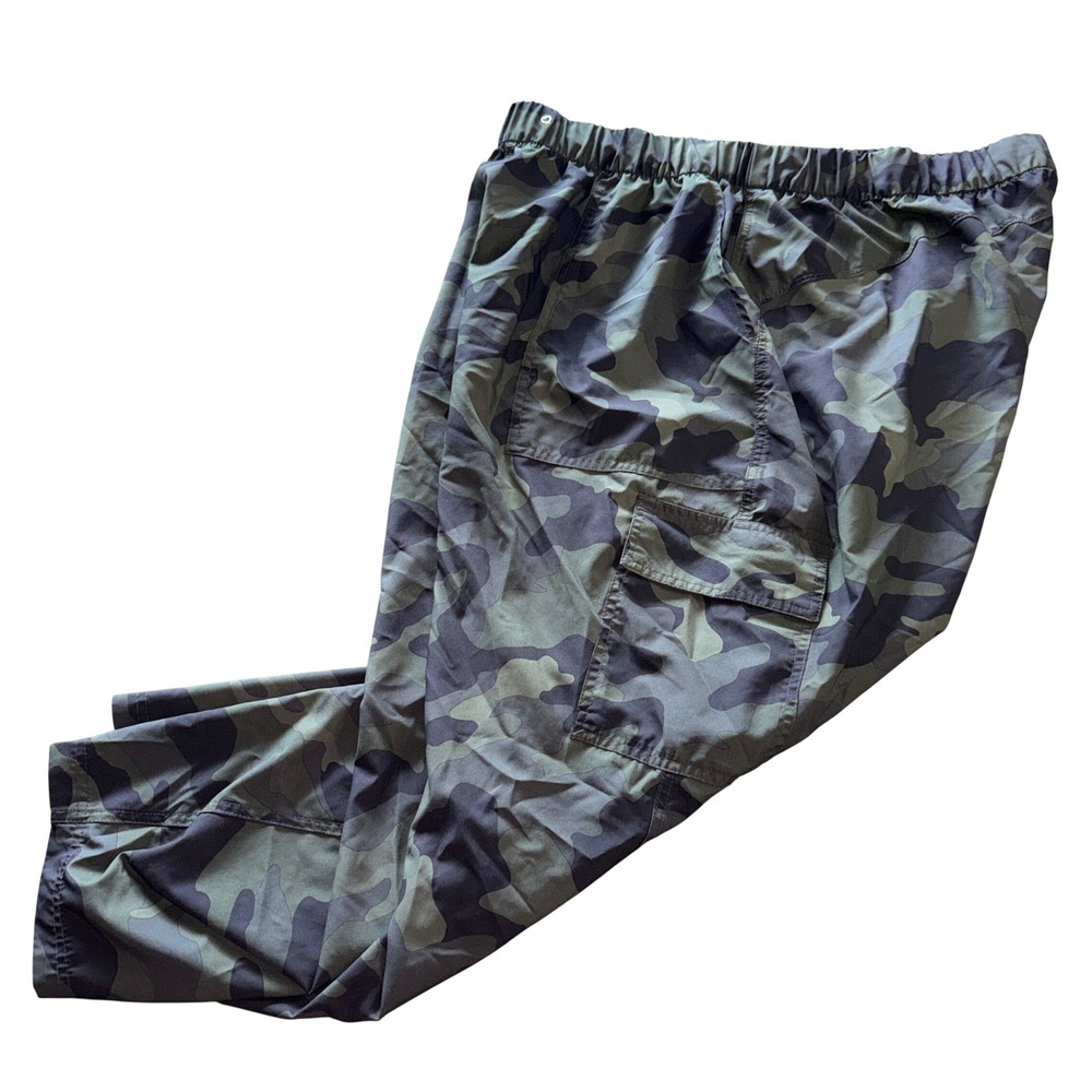Old Navy Active Cargo Pants XXL Green Camo StretchTech Joggers Utility